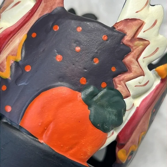 Vintage Ks Collection Ceramic Turkey‎ Candle Holder Single Wick Y2K Thanksgiving - Picture 17 of 17